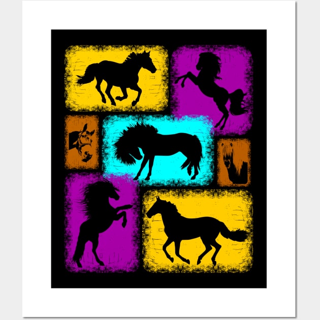 Haflinger Pony Horses Collection Wall Art by Primo Style